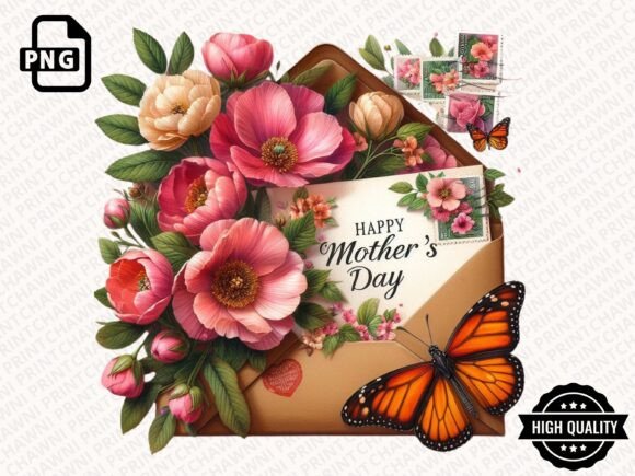 Download Mother's Day Floral Clipart PNG - Premium Resources