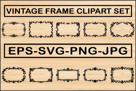 Download Ornate Frame Clipart Set - Premium Resources