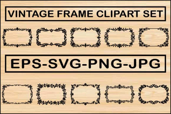 Download Ornate Frame Clipart Set - Premium Bundle