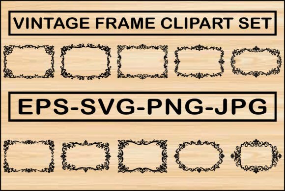 Download Ornate Frame Clipart Set - Premium Resources